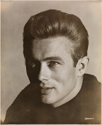 (JAMES DEAN) An obsessive collection of more than 130 photographs assembled by a die-hard Dean fan, Shirley Dormann, including souvenir